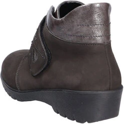 Waldläufer Damen Comfort Stiefelette Klassische Stiefeletten - Grau -Bestes Schuh Geschäft 10223204 03
