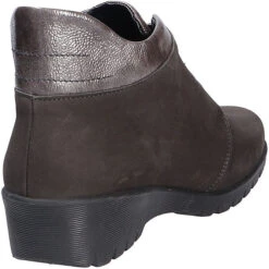 Waldläufer Damen Comfort Stiefelette Klassische Stiefeletten - Grau -Bestes Schuh Geschäft 10223204 04