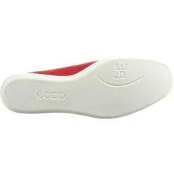Ecco Simpil W Sportliche Slipper - Rot -Bestes Schuh Geschäft 13134982 07
