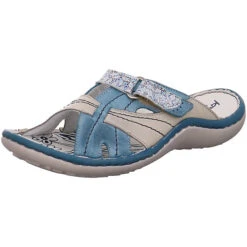 Clogs & Pantoletten Pantoletten - Blau