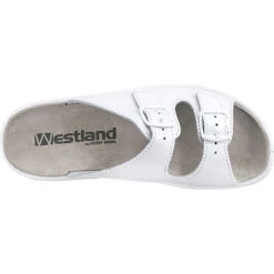 Metz 305 G Komfort-Pantoletten - Weiß -Bestes Schuh Geschäft 18247379 06