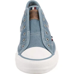 Mustang Slip-On-Sneaker - Graublau 8 Mustang Slip-On-Sneaker - Graublau -Bestes Schuh Geschäft 18358449 04