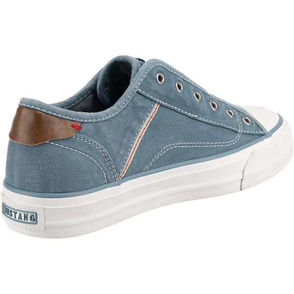 Mustang Slip-On-Sneaker - Graublau 4 Mustang Slip-On-Sneaker - Graublau – Bild 4