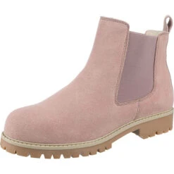 Echtleder Fashion Chelsea Boots Winterstiefeletten