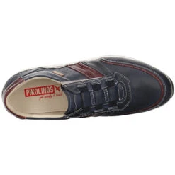 Pikolinos Herren Slipper Schuhe Liverpool Slipper Slip-Ons Freizeit Glattleder Uni Slip-On-Sneaker - Blau-kombi -Bestes Schuh Geschäft 20790011 06