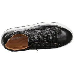 Salamander Damen Slipper Schuhe Liwana Sneaker Slip-Ons Freizeit Lackleder Uni Slip-On-Sneaker - Schwarz -Bestes Schuh Geschäft 21403416 06