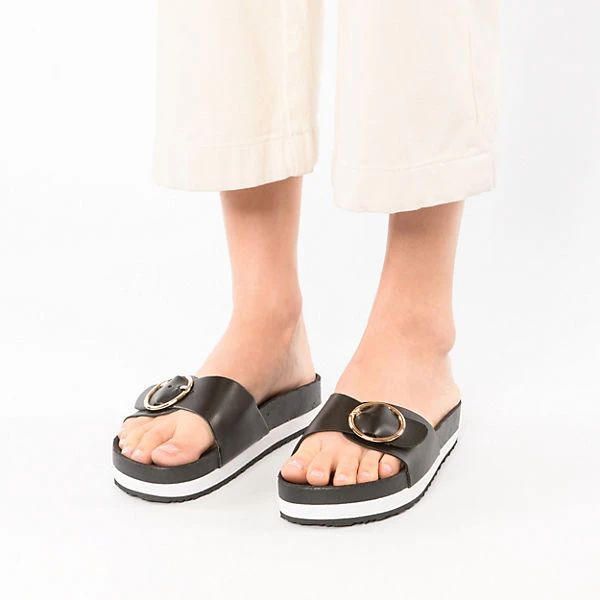 Comfort Slide Badelatschen - Schwarz 2 Comfort Slide Badelatschen - Schwarz – Bild 2