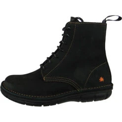 *art Damen Elegante Stiefelette Misano 1732 Schwarz Black Leder Ankle Boots - Schwarz -Bestes Schuh Geschäft 22162534 03