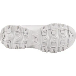 Skechers D'lites Komfort-Pantoletten - Weiß -Bestes Schuh Geschäft 22534388 07
