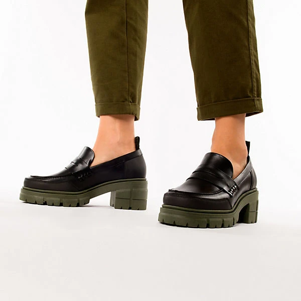 Finja 1f Loafers - Schwarz/grün 2 Finja 1f Loafers - Schwarz/grün – Bild 2