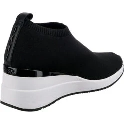 DKNY Pavi - Slip On Wedge Sneaker 70mm Slip-On-Sneaker - Schwarz -Bestes Schuh Geschäft 25766158 05