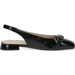 Caprice Sling-Ballerinas - Schwarz -Bestes Schuh Geschäft 27028270 04