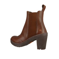 *art Damen Elegante Stiefelette Travel Chelsea 1758 Braun Brown Leder Ankle Boots - Braun -Bestes Schuh Geschäft 27570440 04