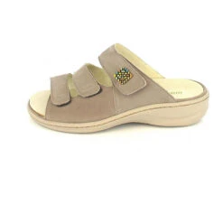 Pantolette H-Heria Komfort-Pantoletten - Beige -Bestes Schuh Geschäft 27704631 05