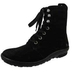 *art Damen Elegante Stiefelette Antibes 1436 Schwarz Black Leder Ankle Boots - Schwarz