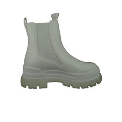 Buffalo Damen Sportliche Stiefelette Aspha Chelsea Mid 1270072 Weiß White Kunstleder Mit Perfect Fit Durch Memory Foam Ankle Boots - Weiß -Bestes Schuh Geschäft 28280143 05