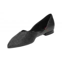 Damenschuhe BASIC Sportliche Slipper - Schwarz -Bestes Schuh Geschäft 29204020 03