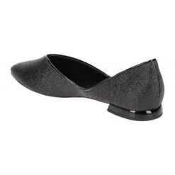 Damenschuhe BASIC Sportliche Slipper - Schwarz -Bestes Schuh Geschäft 29204020 05