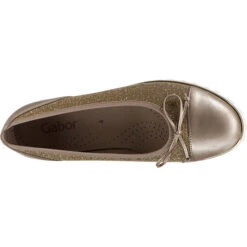 Gabor Klassische Ballerinas - Gold-kombi -Bestes Schuh Geschäft 7659058 06